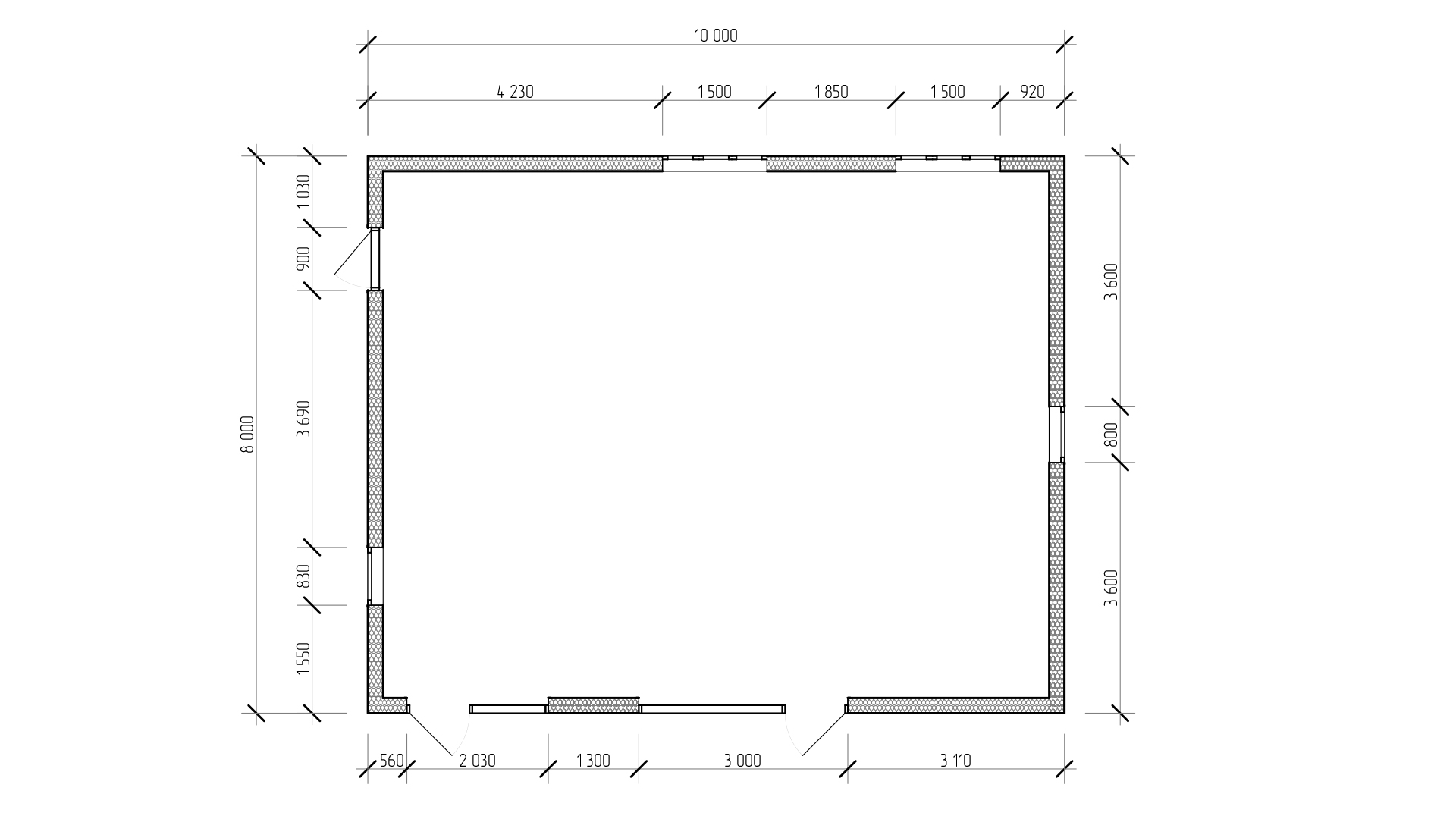 Проект "Дом 80" с эркером без перегородок - изображение 5