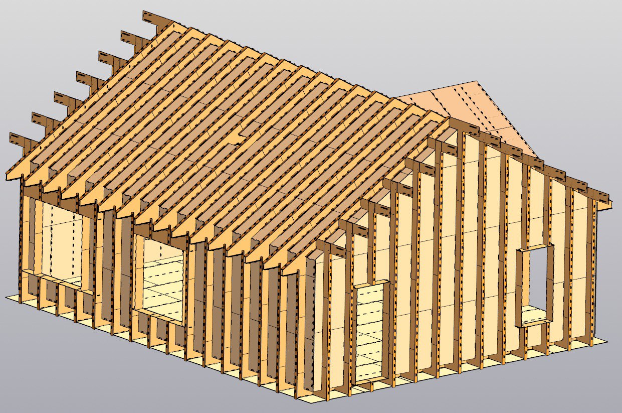 Проект "Дом 80" с эркером без перегородок - изображение 4